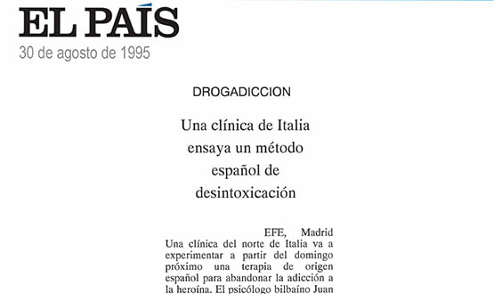 metodo espaniol desintoxicacion drogas - Prensa en España