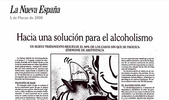 tratamiento alcoholismo - Prensa en España