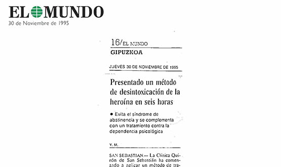 tratamiento desintoxicacion heroina - Prensa en España